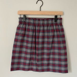 J. Crew Plaid Sidewalk Skirt